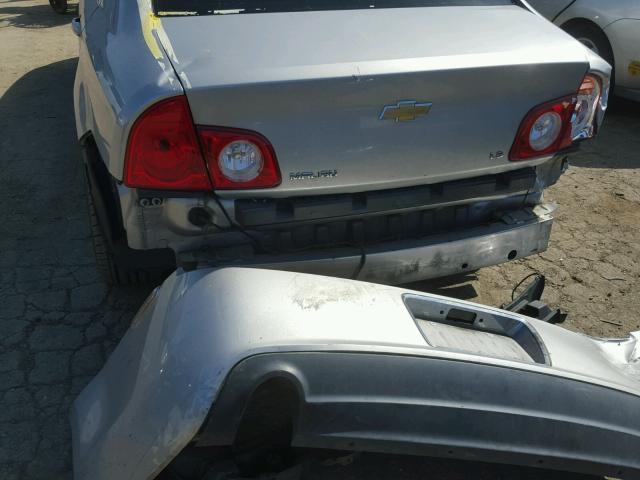 1G1ZG57B58F291653 - 2008 CHEVROLET MALIBU LS 银色 照片 9