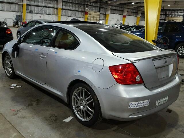 JTKDE177770163176 - 2007 TOYOTA SCION TC SILVER photo 3