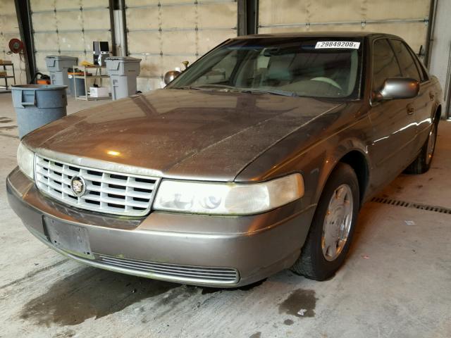 1G6KS54Y01U121379 - 2001 CADILLAC SEVILLE SL GRAY photo 2