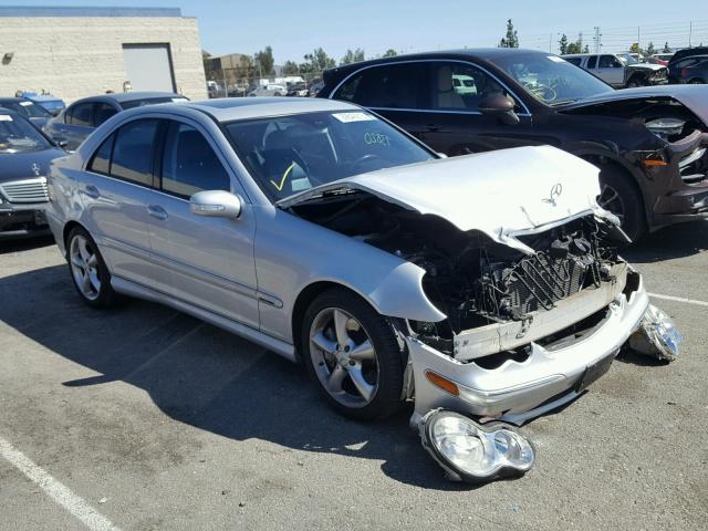 WDBRF52H16A858598 - 2006 MERCEDES-BENZ C GENERATI SILVER photo 1