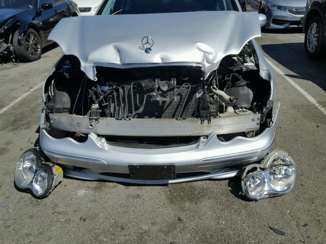 WDBRF52H16A858598 - 2006 MERCEDES-BENZ C GENERATI SILVER photo 9