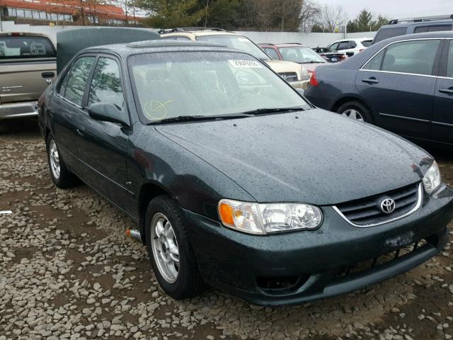 2T1BR12E02C565211 - 2002 TOYOTA COROLLA CE GREEN photo 1