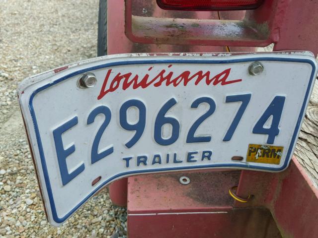 1C9UT1624TL347092 - 1996 OTHE TRAILER RED photo 9