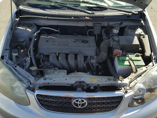 1NXBR30EX7Z780292 - 2007 TOYOTA COROLLA CE SILVER photo 7