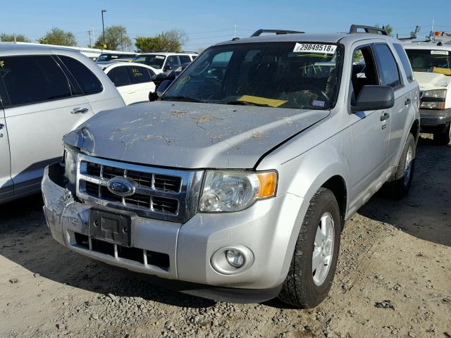 1FMCU93G89KB69890 - 2009 FORD ESCAPE XLT SILVER photo 2