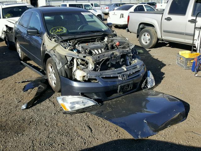 1HGCM56737A128080 - 2007 HONDA ACCORD EX GRAY photo 1