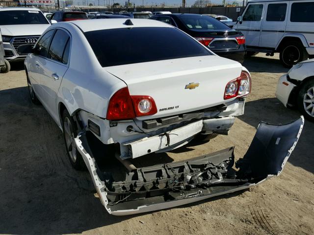 1G1ZC5E05CF274146 - 2012 CHEVROLET MALIBU 1LT 白色 照片 3
