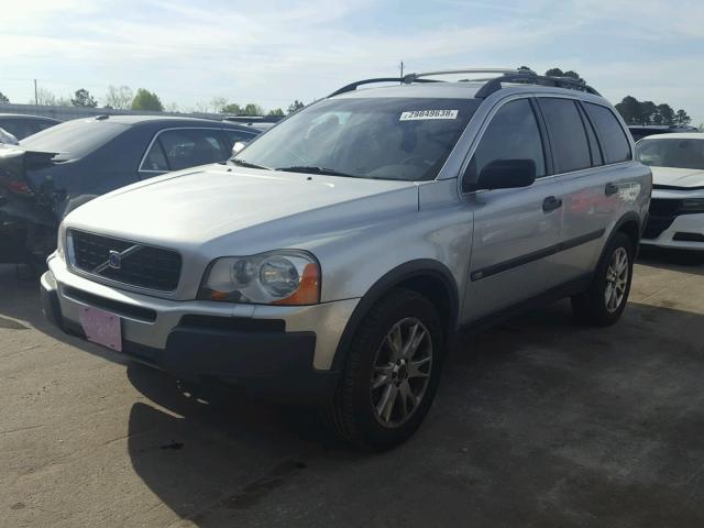 YV1CM91H631019025 - 2003 VOLVO XC90 T6 SILVER photo 2