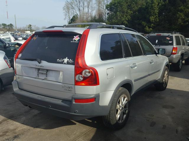 YV1CM91H631019025 - 2003 VOLVO XC90 T6 SILVER photo 4