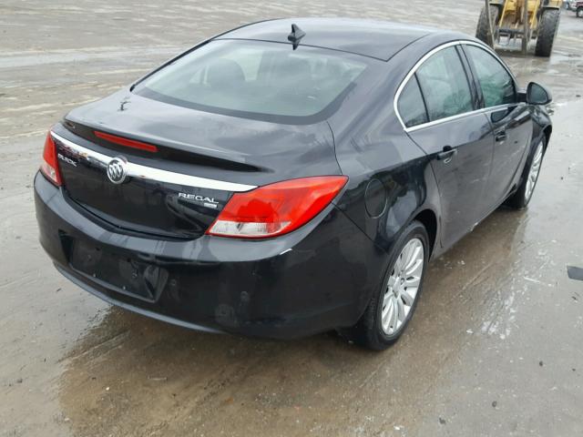 W04GS5EC8B1009299 - 2011 BUICK REGAL CXL BLACK photo 4