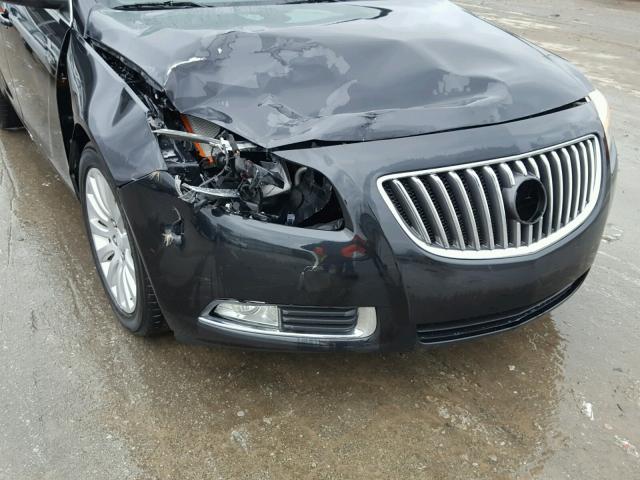 W04GS5EC8B1009299 - 2011 BUICK REGAL CXL BLACK photo 9