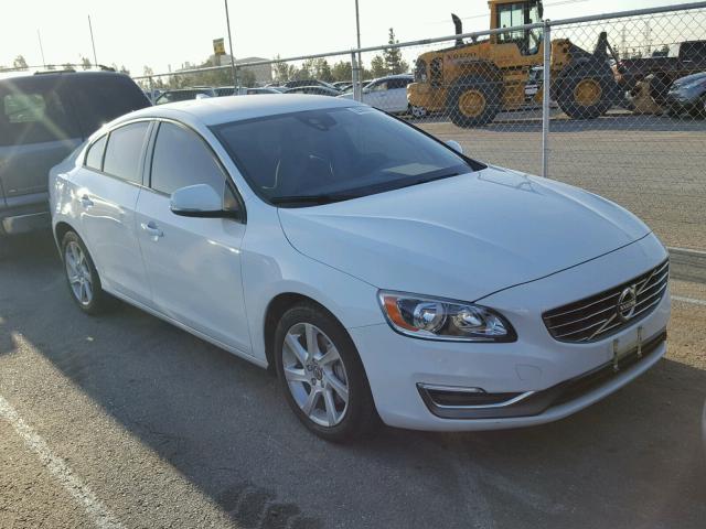 YV1612FS3E1292881 - 2014 VOLVO S60 T5 WHITE photo 1