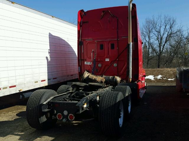 1FUJGLDRXBSAT0376 - 2011 FREIGHTLINER CASCADIA 1 RED photo 4