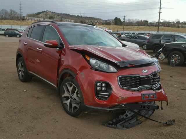 KNDPRCA62J7396756 - 2018 KIA SPORTAGE S RED photo 1