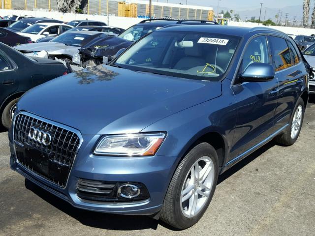 WA1C2AFP5HA003204 - 2017 AUDI Q5 PREMIUM BLUE photo 2