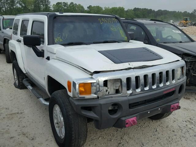 5GTDN136X68100599 - 2006 HUMMER H3 WHITE photo 1