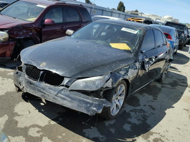 WBANW13588CZ77069 - 2008 BMW 535 I BLACK photo 2