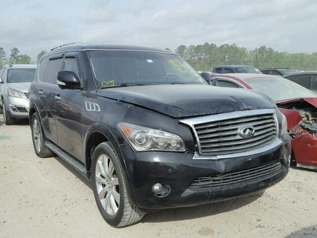 JN8AZ2ND1C9716055 - 2012 INFINITI QX56 BLACK photo 1