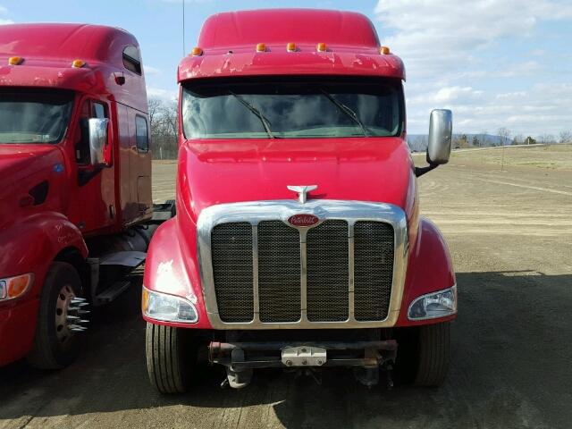 1XP7D49XX9D784508 - 2009 PETERBILT 387 RED photo 9