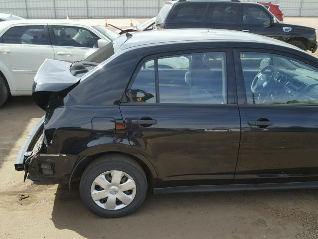 3N1CC1AP0BL421229 - 2011 NISSAN VERSA S BLACK photo 9