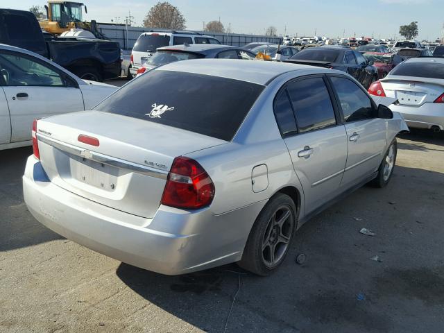 1G1ZT54834F111374 - 2004 CHEVROLET MALIBU LS ნაცრისფერი ფოტო 4