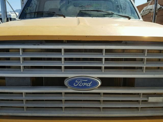 1FDNK64N2FVA12960 - 1985 FORD F6000 YELLOW photo 7