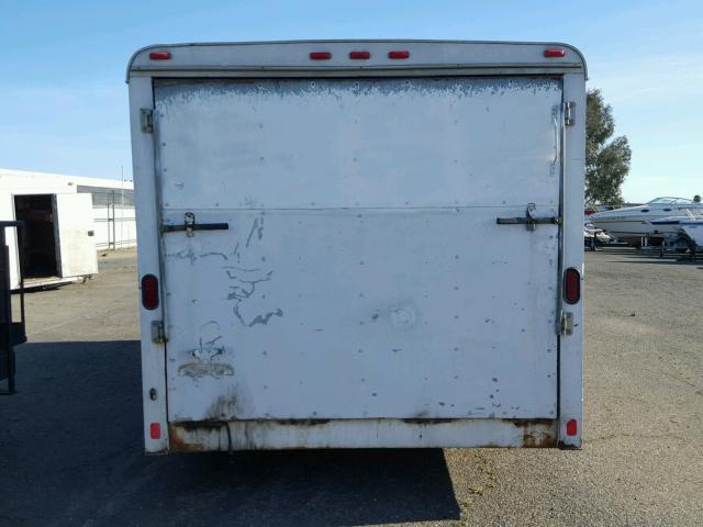 4P2AB16207U082251 - 2007 PACE TRAILER WHITE photo 6