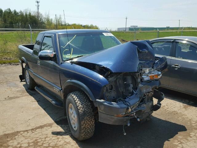 1GCDT19W928186275 - 2002 CHEVROLET S TRUCK S1 BLUE photo 1