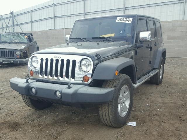 1J4GA39119L727971 - 2009 JEEP WRANGLER U BLACK photo 2