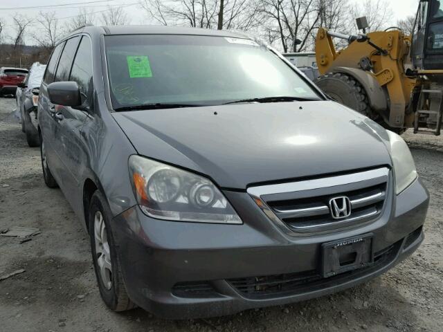 5FNRL38417B457290 - 2007 HONDA ODYSSEY EX GRAY photo 1