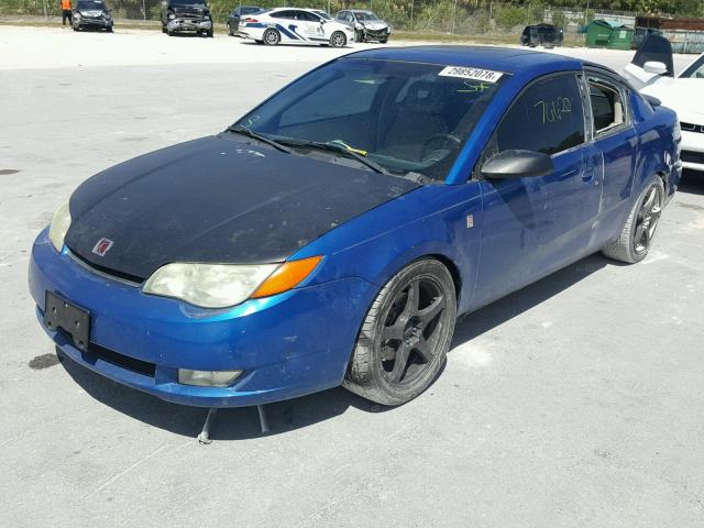 1G8AY12P74Z202276 - 2004 SATURN ION REDLIN BLUE photo 2