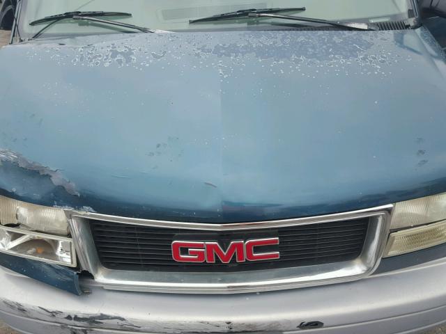 1GKDM19WXXB523130 - 1999 GMC SAFARI XT GREEN photo 7