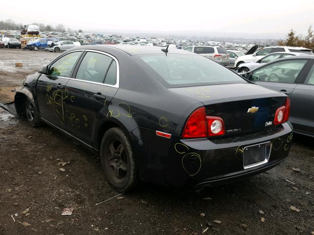 1G1ZC5EB5AF307449 - 2010 CHEVROLET MALIBU 1LT BLACK photo 3