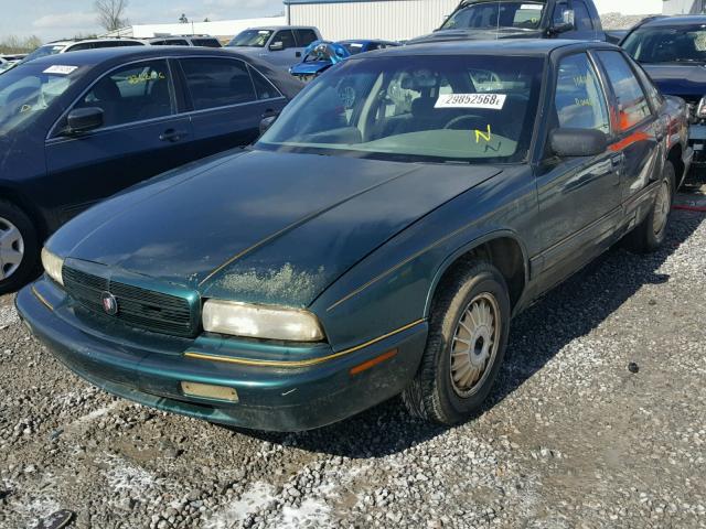 2G4WB52K0T1498575 - 1996 BUICK REGAL CUST GREEN photo 2