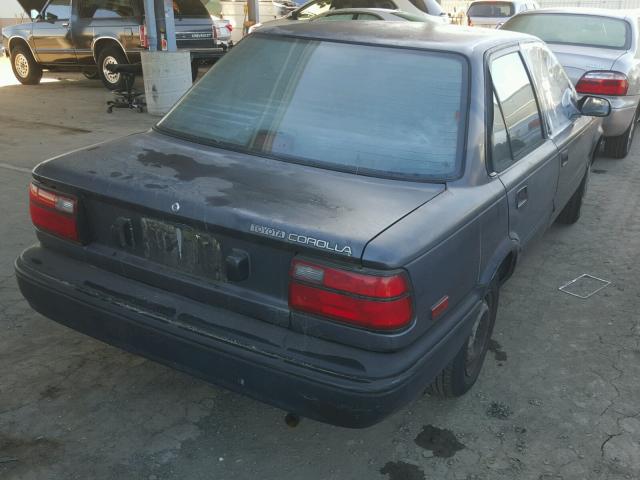 1NXAE91A0MZ238135 - 1991 TOYOTA COROLLA GRAY photo 4