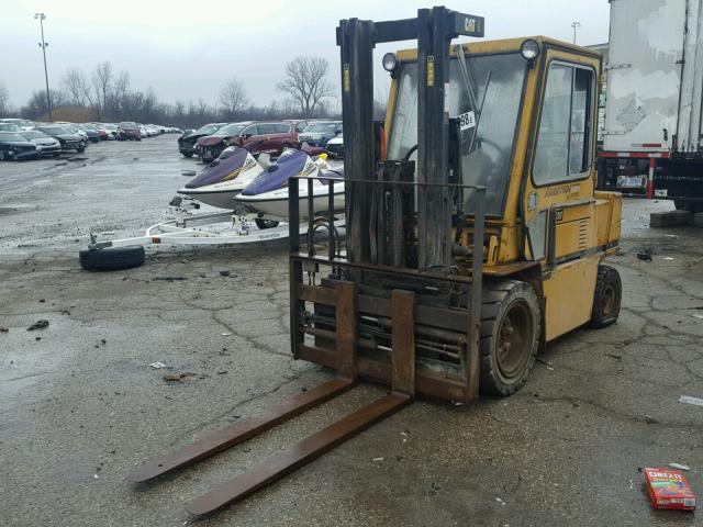 2MC02005 - 1990 CATERPILLAR FORKLIFT YELLOW photo 2