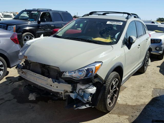 JF2GPABC5G8327367 - 2016 SUBARU CROSSTREK Бежевый фото 2
