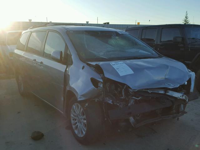 5TDYK3DC4DS284643 - 2013 TOYOTA SIENNA XLE GRAY photo 1