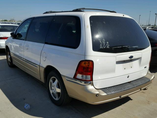 2FMZA534XYBB16893 - 2000 FORD WINDSTAR S WHITE photo 3