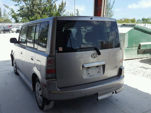 JTLKT324X64123375 - 2006 TOYOTA SCION XB ვერცხლისფერი ფოტო 3