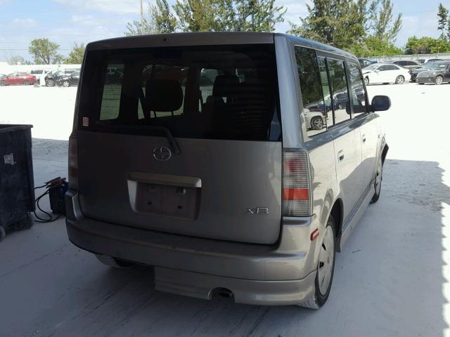 JTLKT324X64123375 - 2006 TOYOTA SCION XB ვერცხლისფერი ფოტო 4