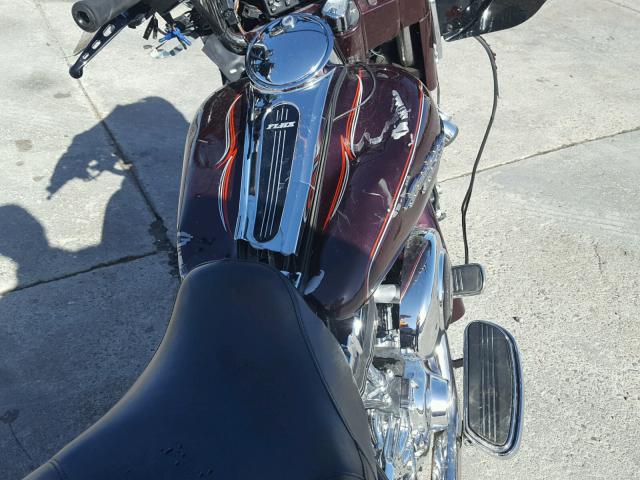 1HD1KBW116Y607303 - 2006 HARLEY-DAVIDSON FLHXI MAROON photo 5