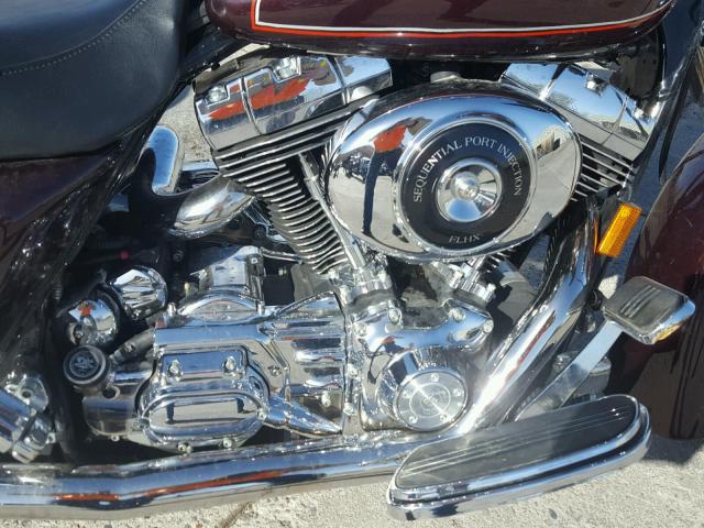 1HD1KBW116Y607303 - 2006 HARLEY-DAVIDSON FLHXI MAROON photo 7