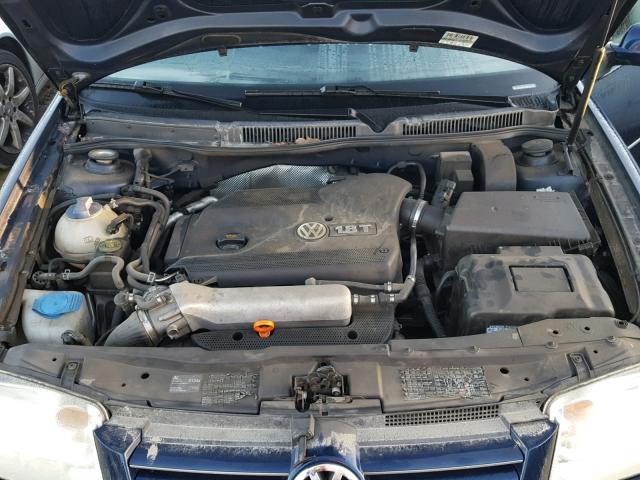 3VWSE69M14M120683 - 2004 VOLKSWAGEN JETTA GLS BLUE photo 7