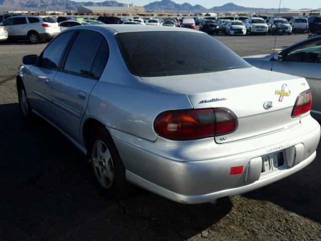 1G1NE52J12M530993 - 2002 CHEVROLET MALIBU LS ვერცხლისფერი ფოტო 3