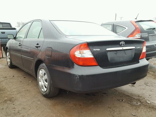 4T1BE32K04U322982 - 2004 TOYOTA CAMRY LE BLACK photo 3