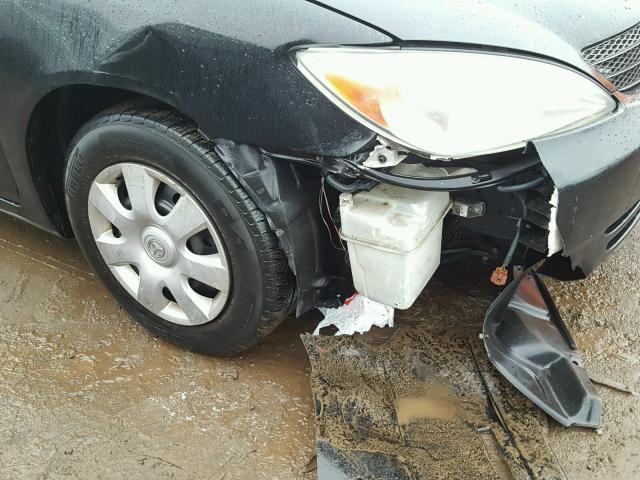 4T1BE32K04U322982 - 2004 TOYOTA CAMRY LE BLACK photo 9