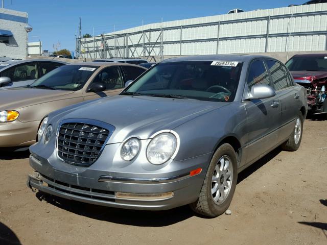 KNALD124945016436 - 2004 KIA AMANTI SILVER photo 2