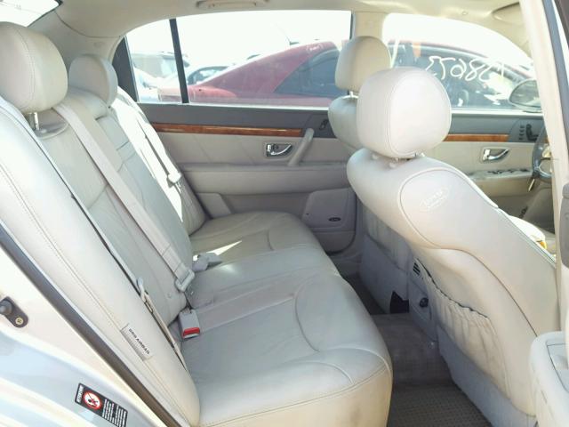 KNALD124945016436 - 2004 KIA AMANTI SILVER photo 6