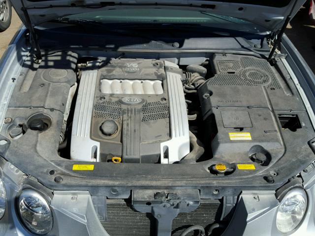 KNALD124945016436 - 2004 KIA AMANTI SILVER photo 7